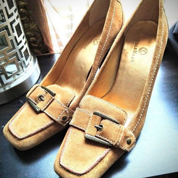 cole haan buckle shoes